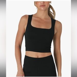 NIKIBIKI Women Seamless Clean Line Square Neck Crop Top